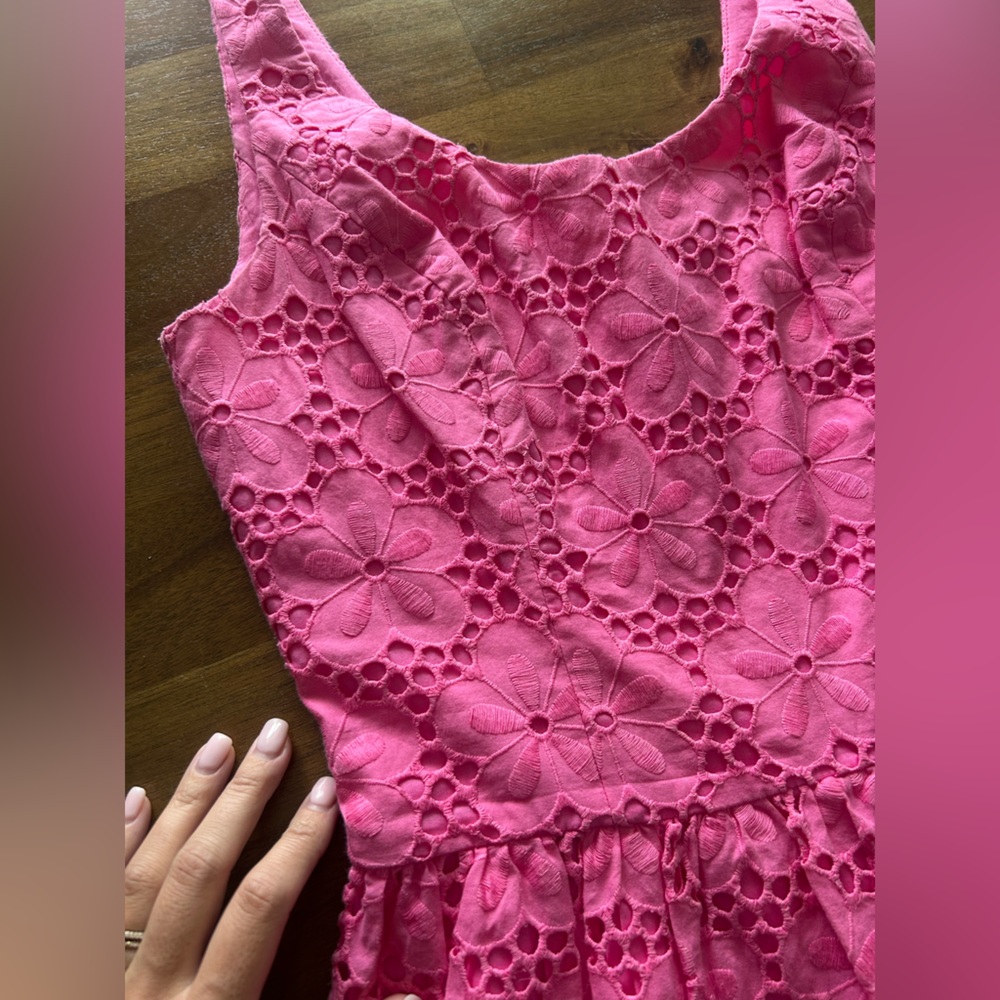 $268 Lilly Pulitzer Calhoun Resort Charleston Eyelet Dress 4